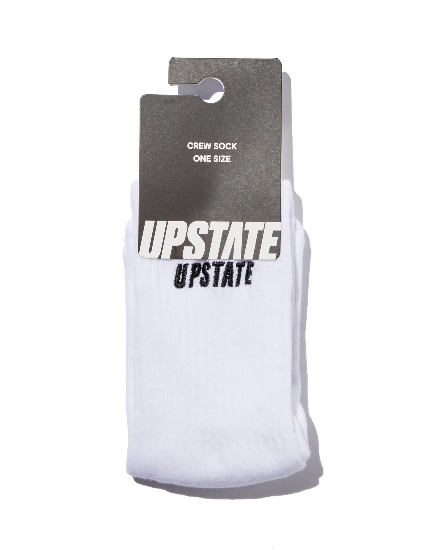 Upstate Sport Crew Sock | White