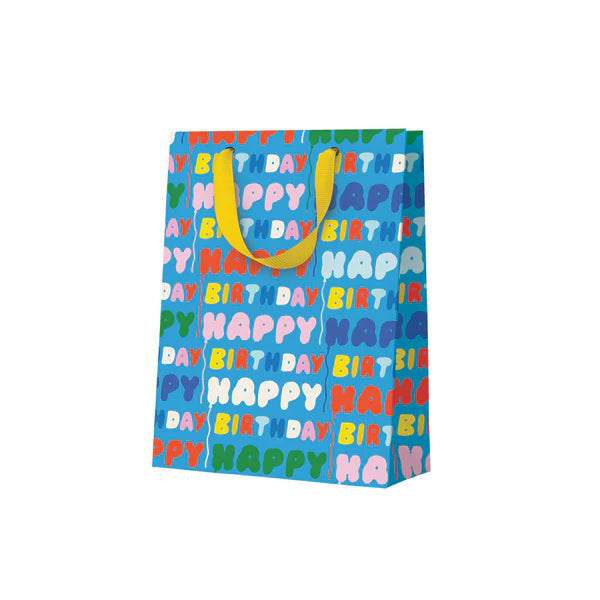Gift Bag | Blue Happy Birthday