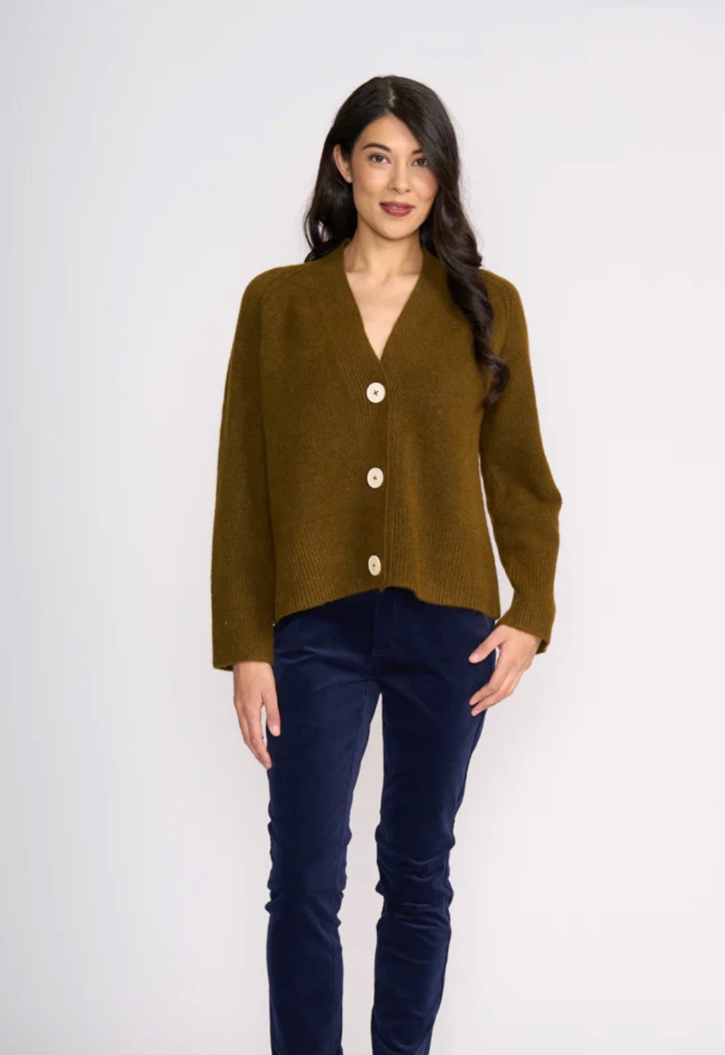 Plush Love Cardi | Olive