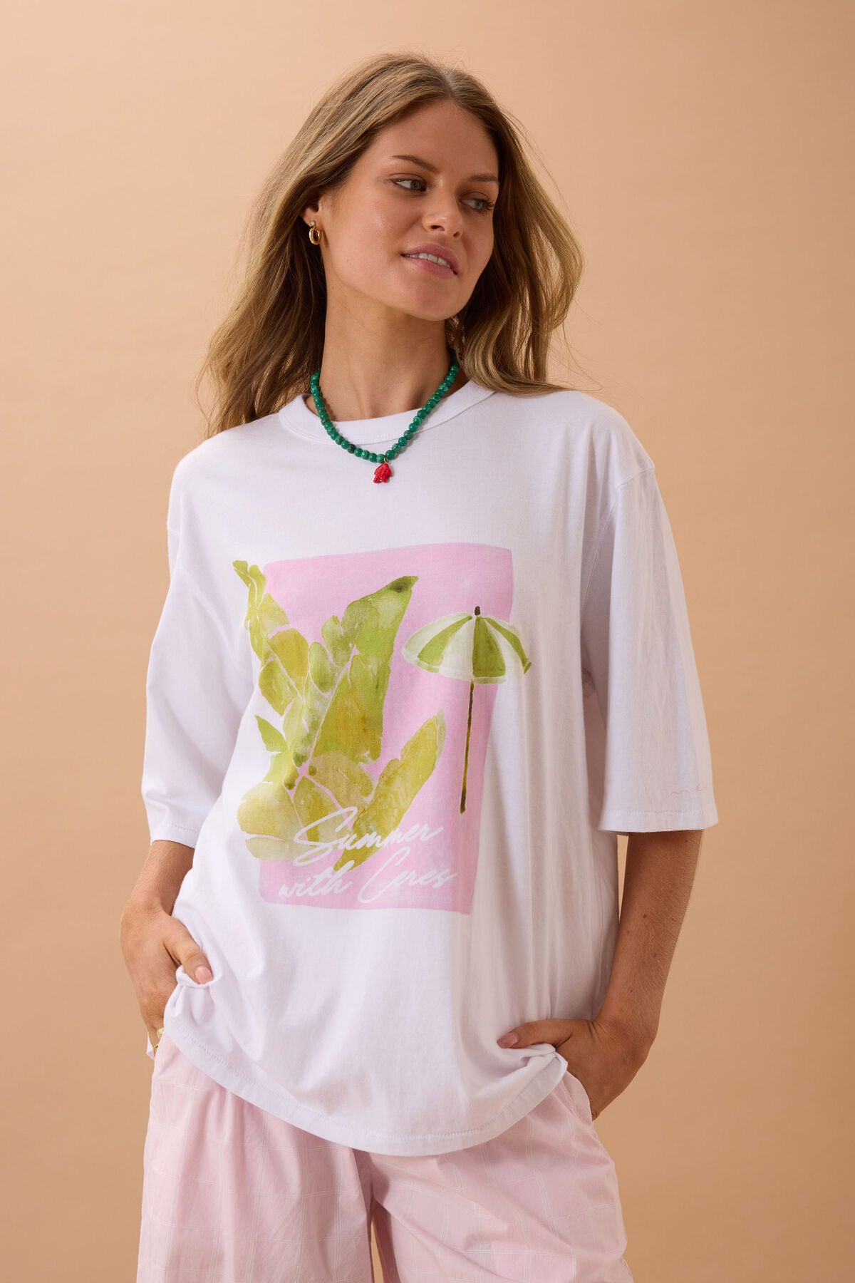 Liv Oversized Tee | Summer with Ceres