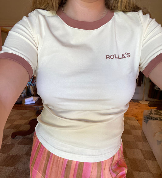 Rolla’s Ringer Tee | Cream