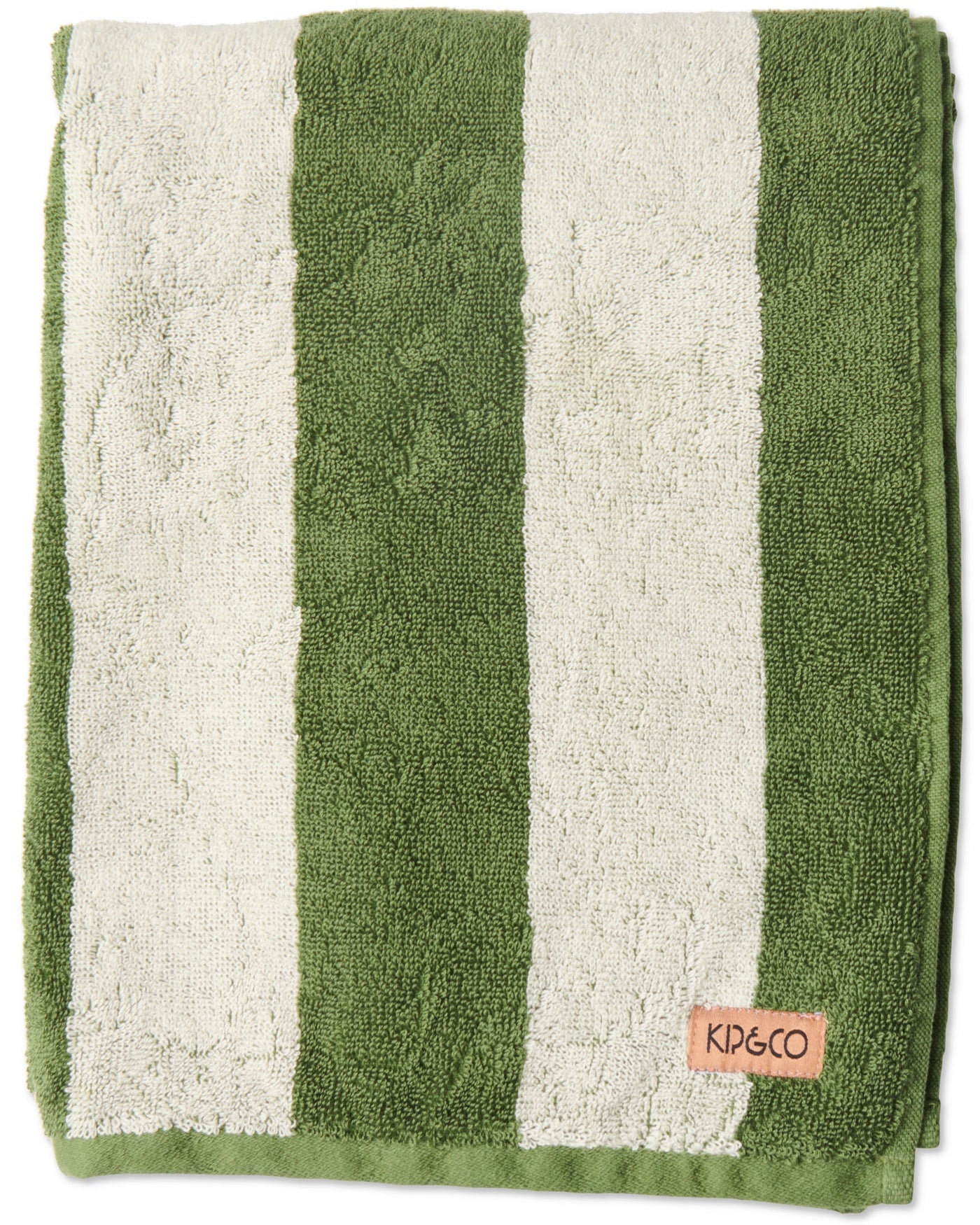 Terry Bath Towel | Moss Stripe