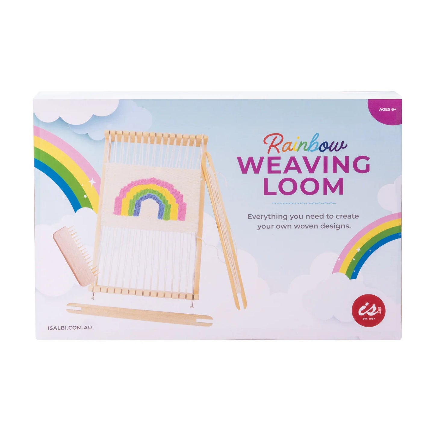 Zone Rainbow Wooden Weaving Loom | Multi-Coloured