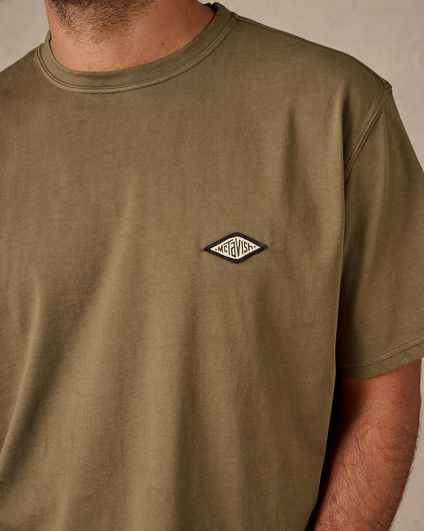 Boxy Diamond Tee | Dark Green