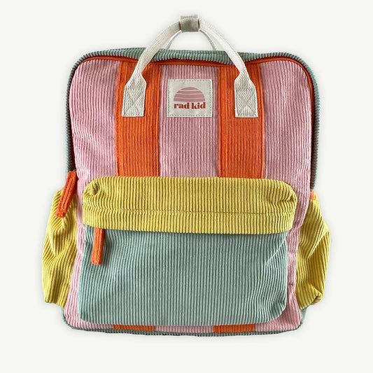 Corduroy Splice Eco Kids Backpack | Candy