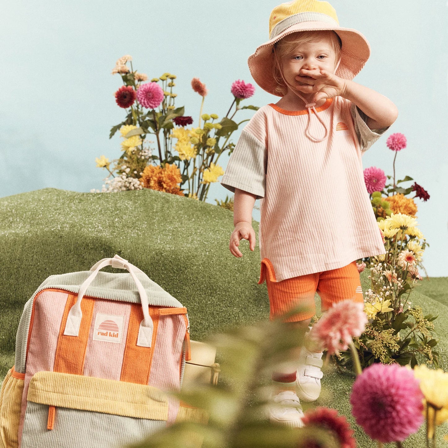 Corduroy Splice Eco Kids Backpack | Candy