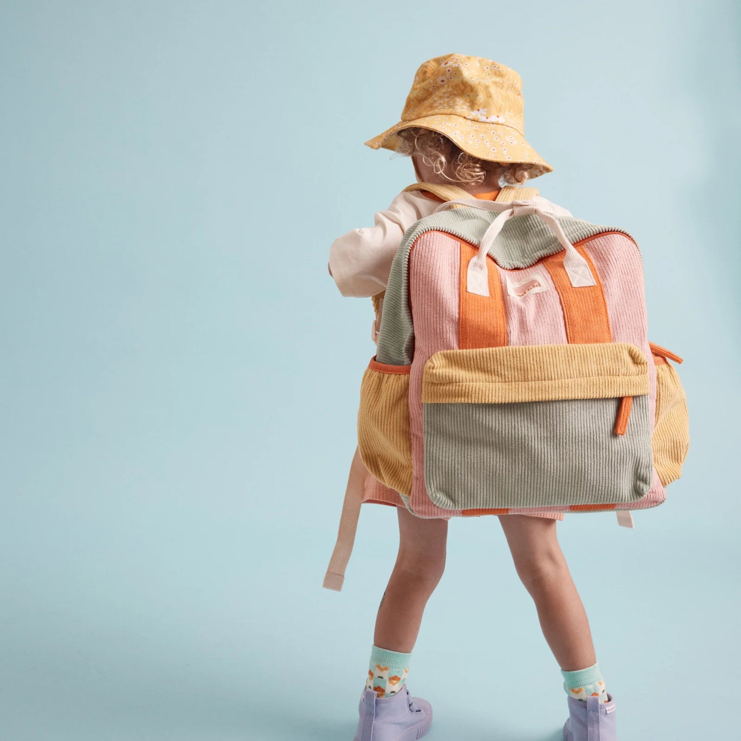 Corduroy Splice Eco Kids Backpack | Candy