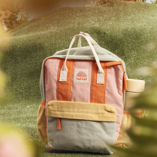 Corduroy Splice Eco Kids Backpack | Candy
