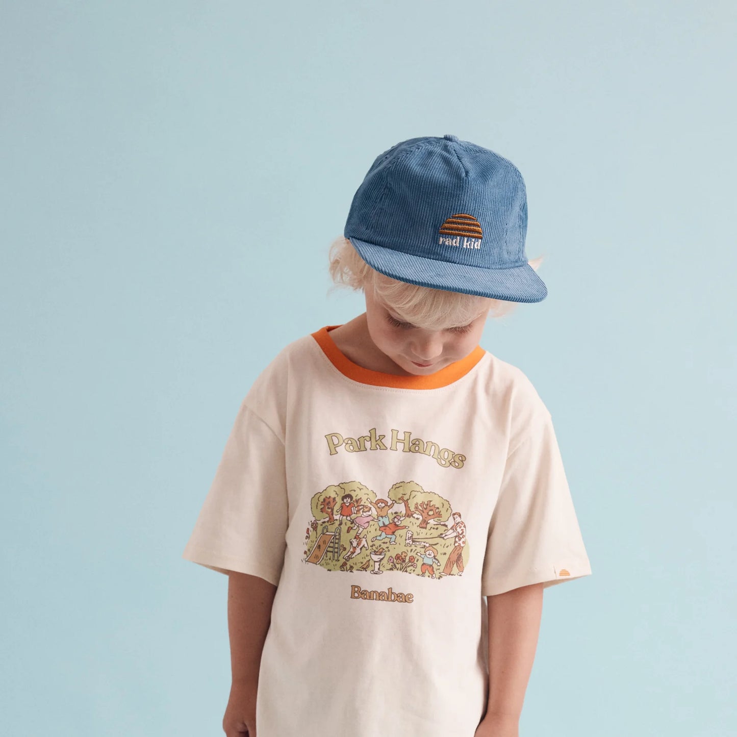 Rad Kid Cord Cap | Denim Blue