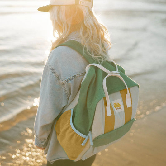 Corduroy Splice Eco Kids Backpack | Lagoon