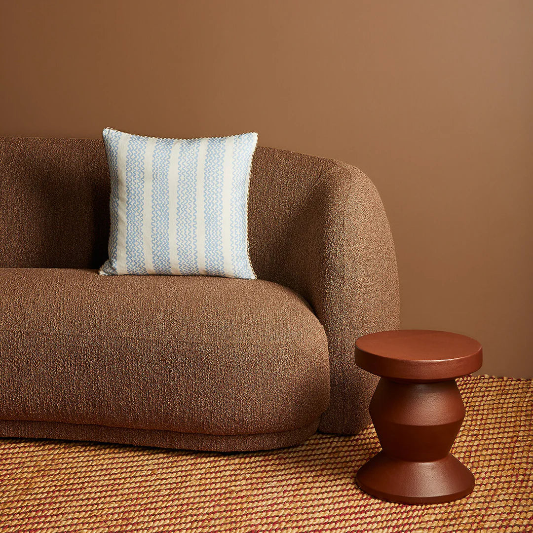 Mini Waves Soft Blue 50cm Cushion