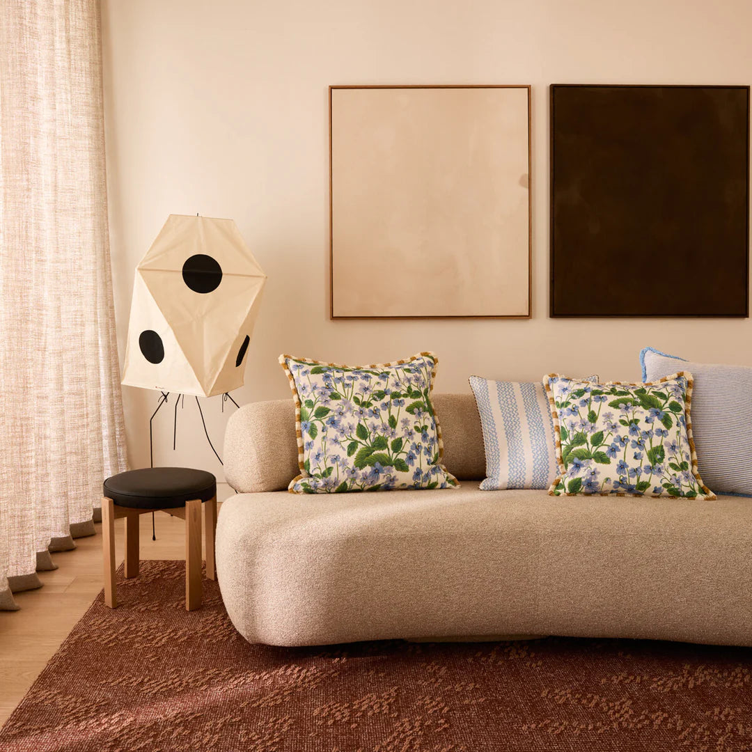 Mini Waves Soft Blue 50cm Cushion