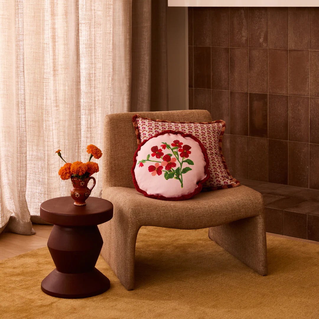 Mini Viola Round 45cm Cushion