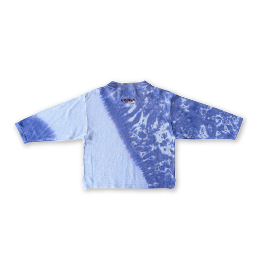 Organic Knitted Tie Dye LS Tee | Pacific