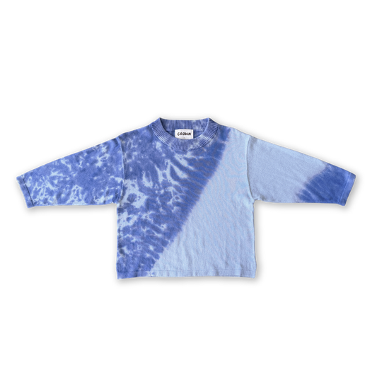 Organic Knitted Tie Dye LS Tee | Pacific