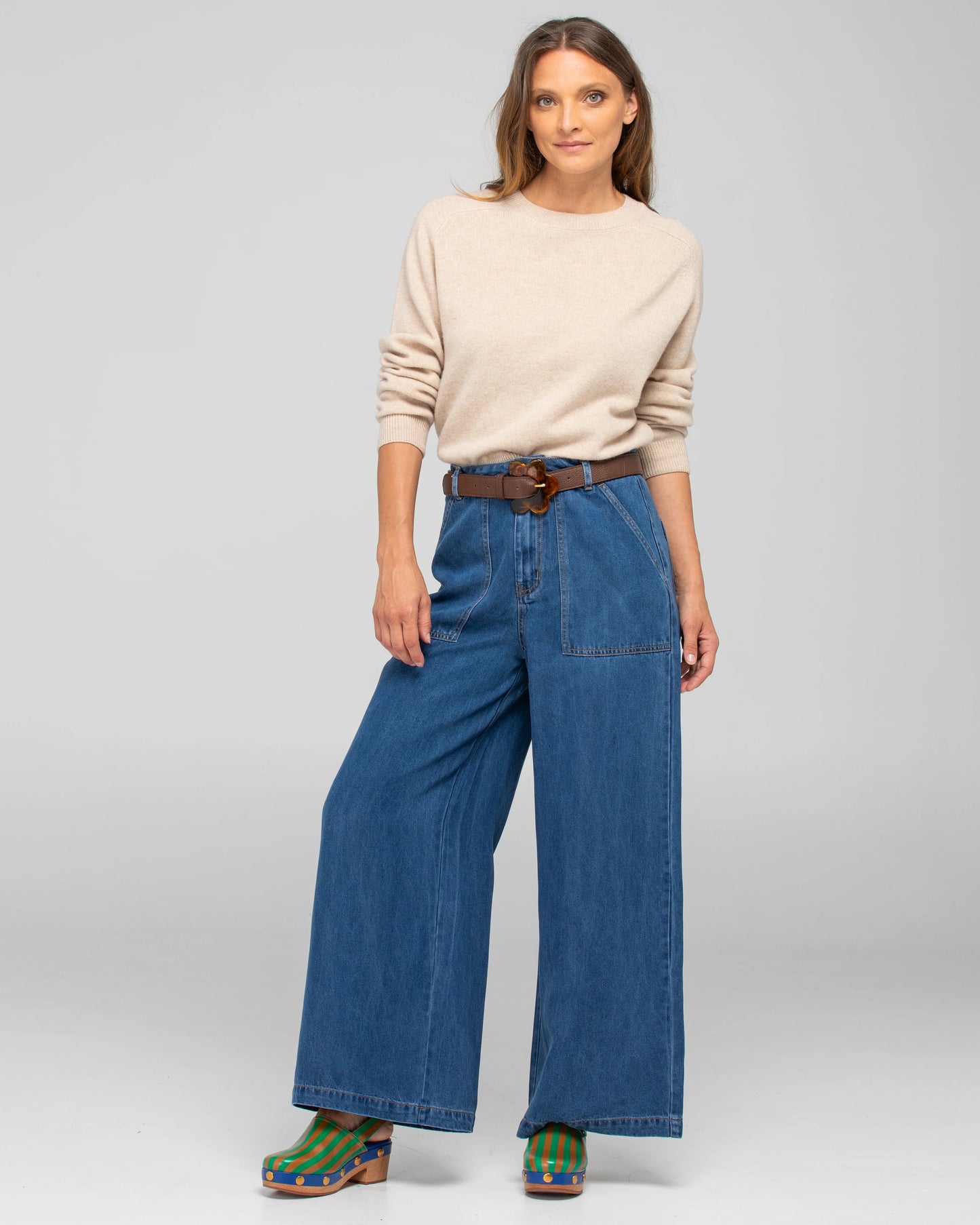 Flower Belt | Chocolate Pebble