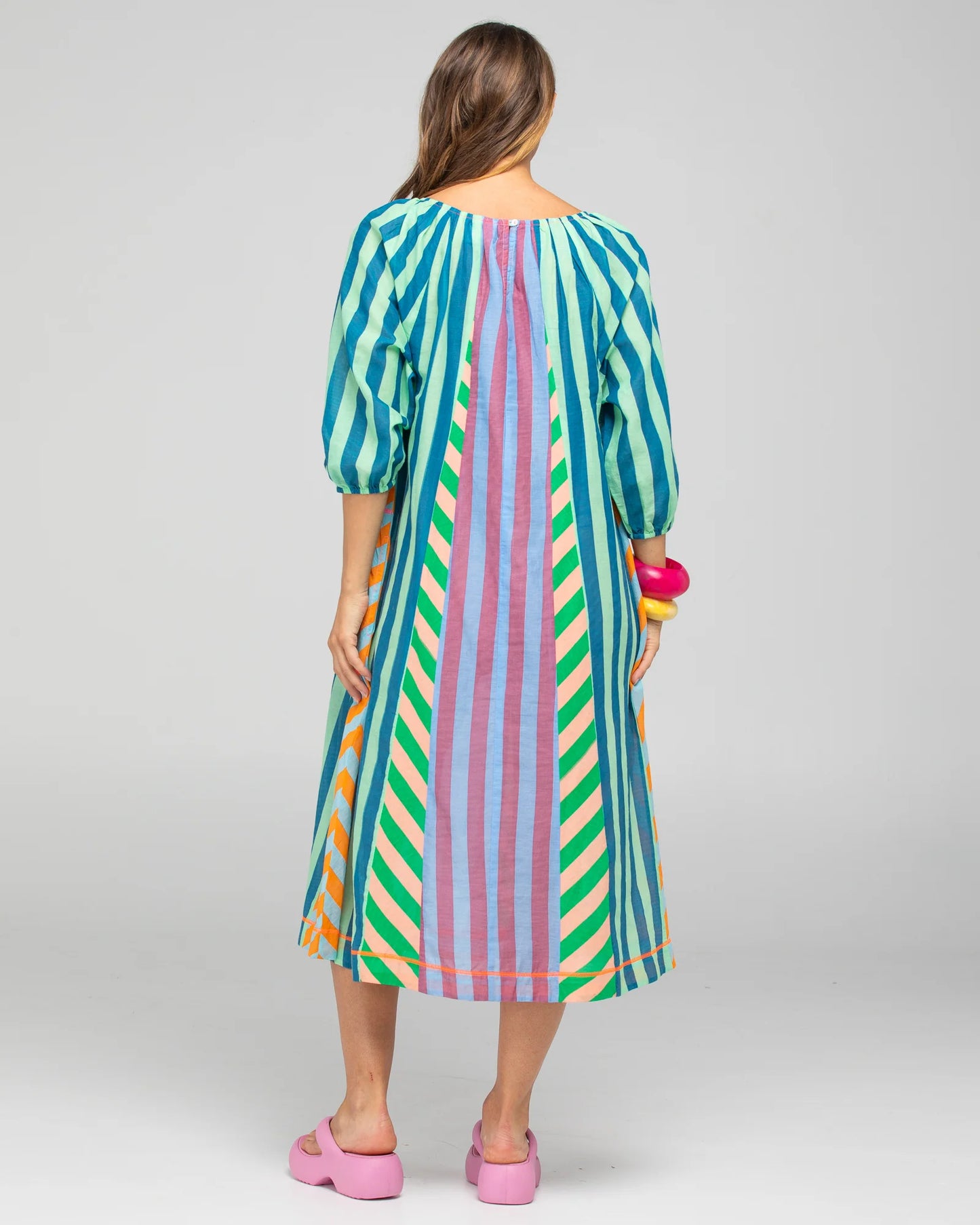 Lucia Dress | Capri Stripe