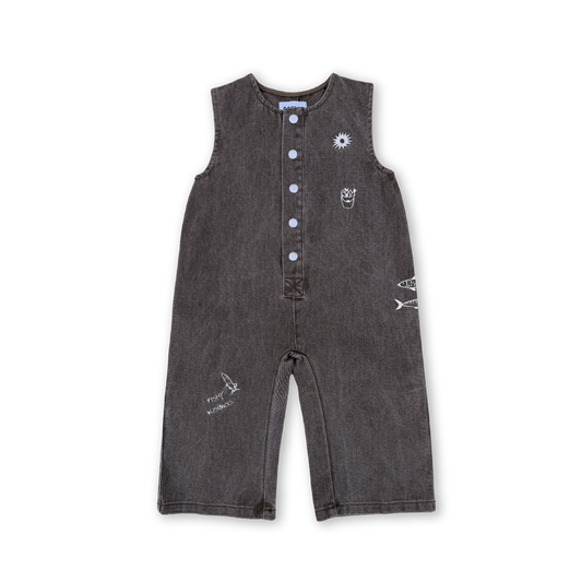 Fishy Business Denim Jumpsuit | Ash