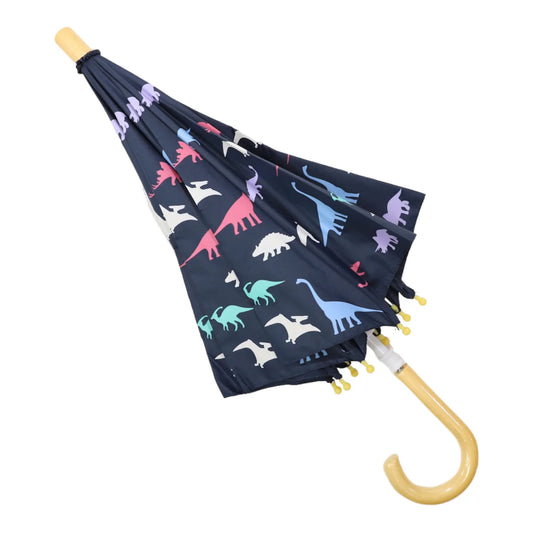 Colour Changing Dinosaur Umbrella | Navy