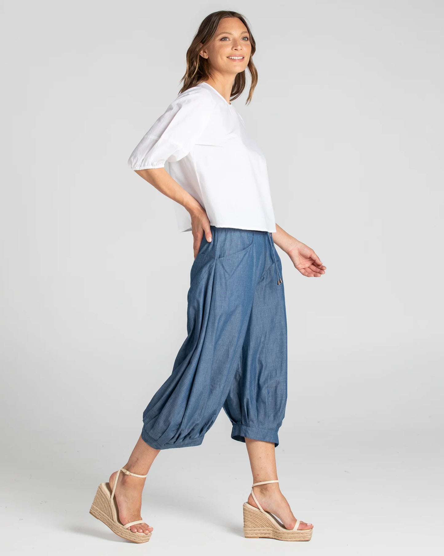 Guru Pant | Mid Wash Denim