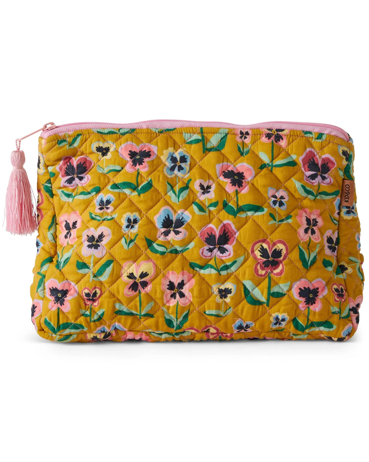**COMING SOON** Pretty Pansy Toiletry Cotton Purse