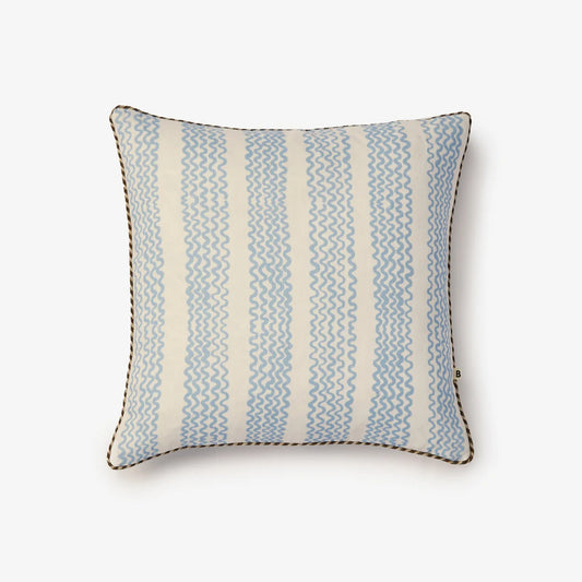 Mini Waves Soft Blue 50cm Cushion