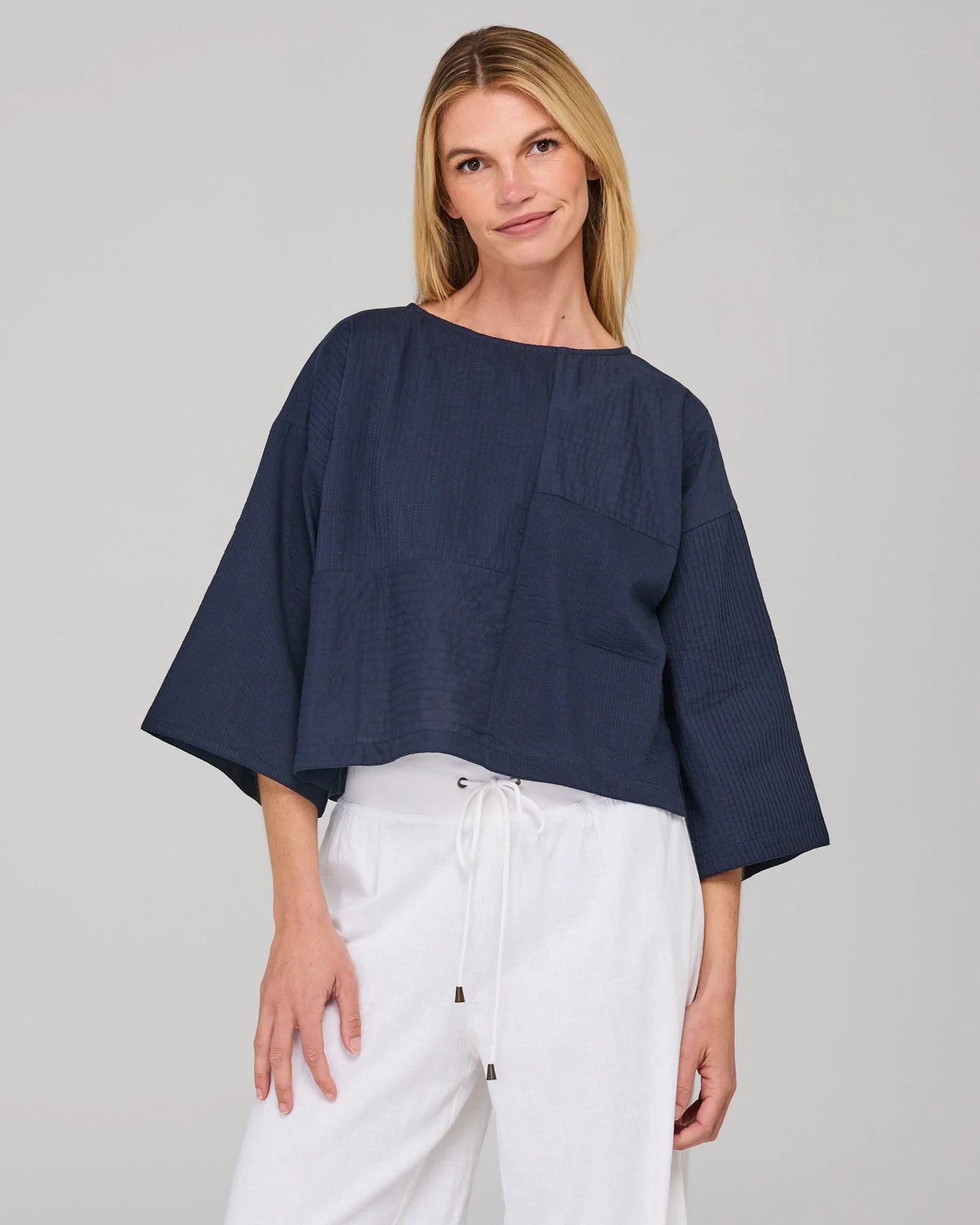 Dimple Top | Navy
