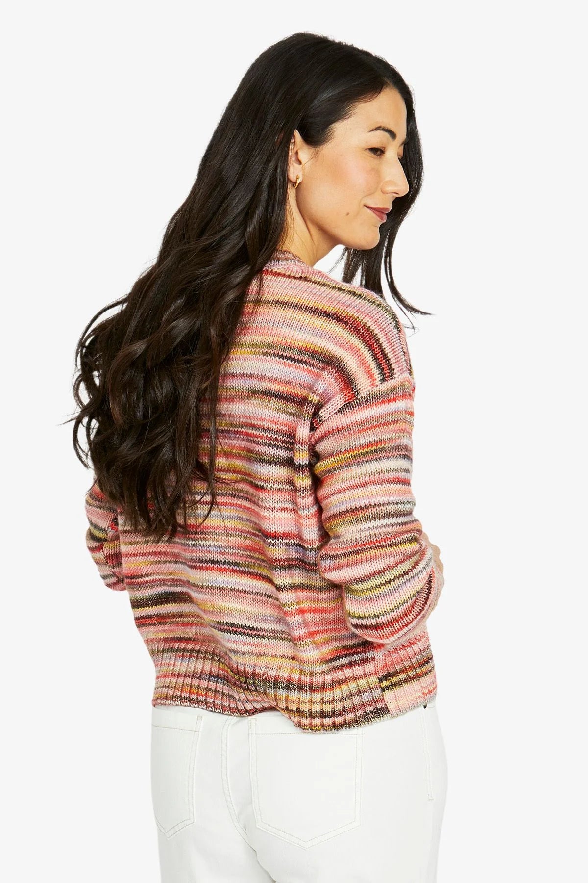 Colourmix Pullover | Coral Mix