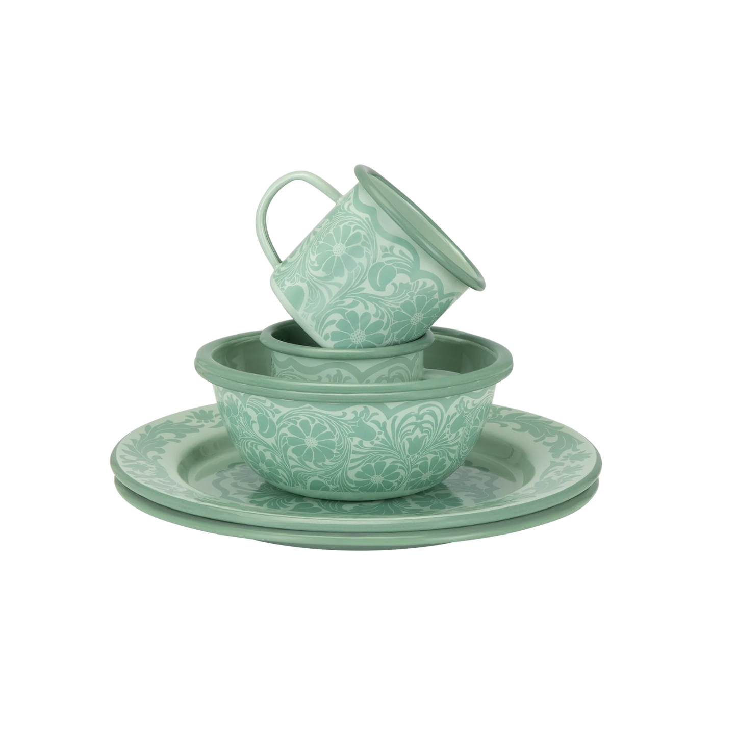 Wandering Folk Camp Enamel | Full set