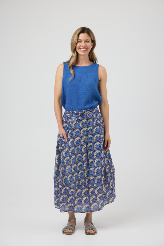 Pocket Panel Skirt | French Flower