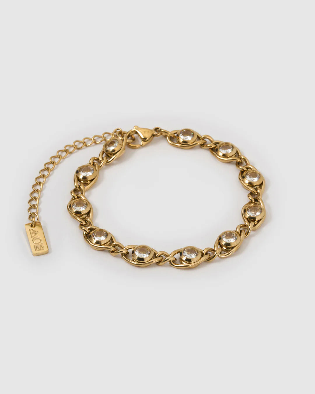 Cassandra Gold Bracelet | Stone