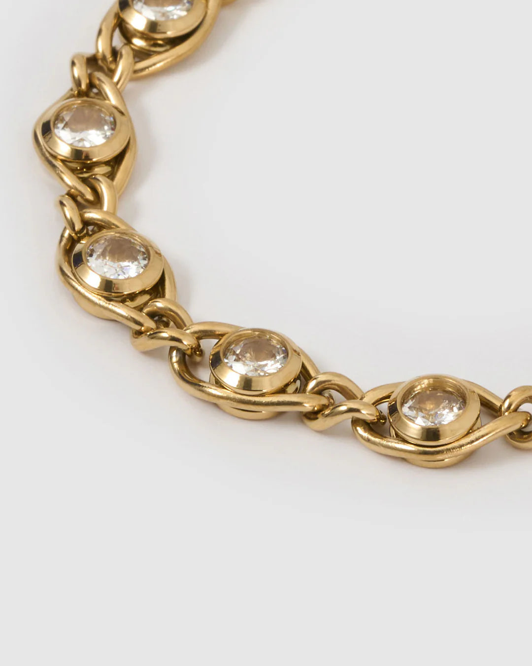 Cassandra Gold Bracelet | Stone
