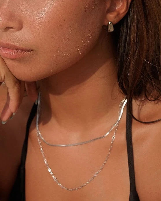 **COMING SOON** Tess Hoop Earrings | Silver