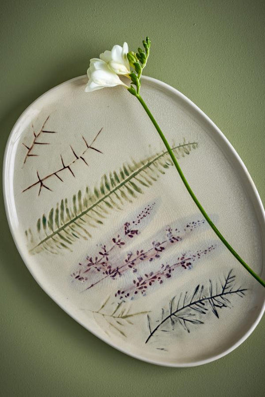 Bea Serving Plate | Nature Stoneware