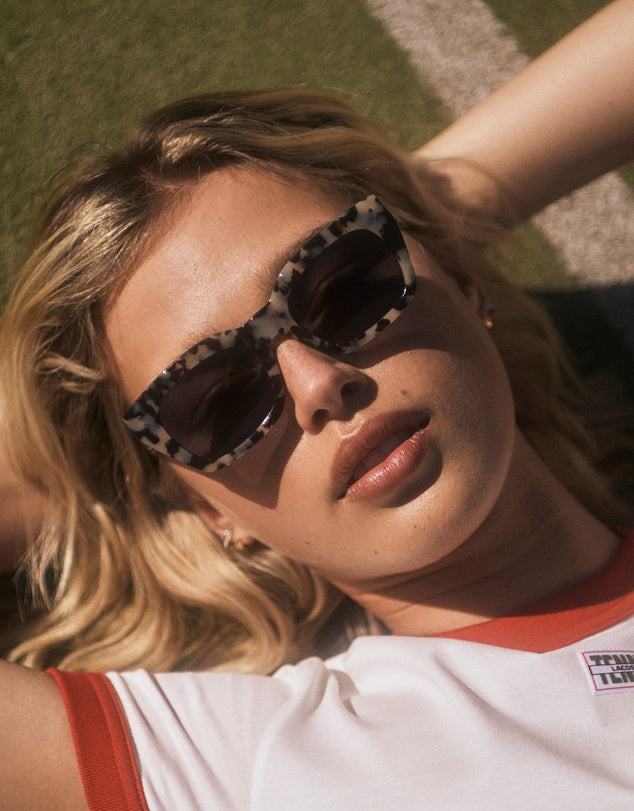 Antagonist Sunglasses | White Tort