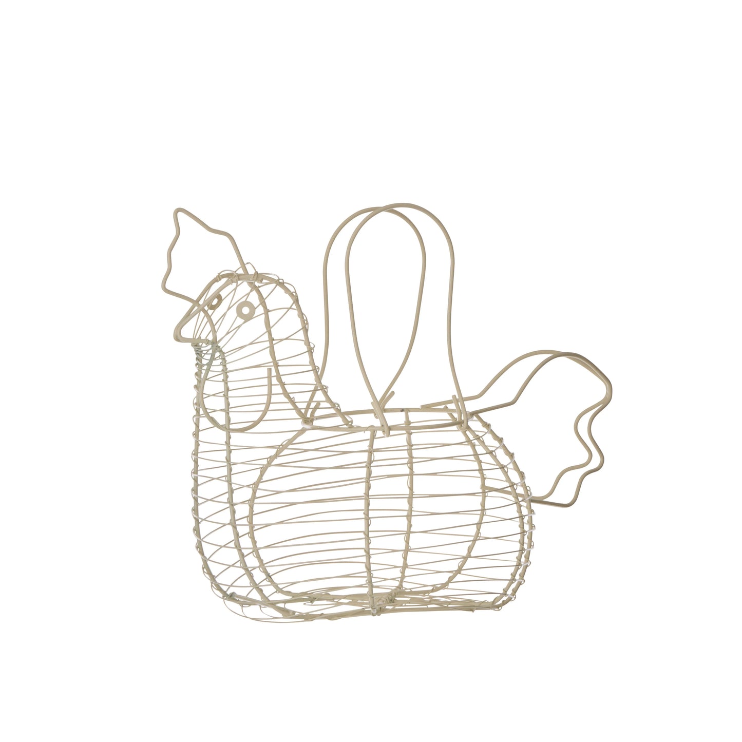 Chicken Egg Basket | Cream
