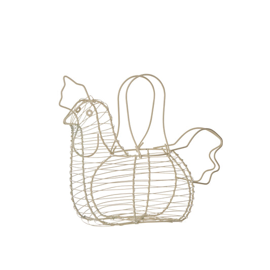 Chicken Egg Basket | Cream