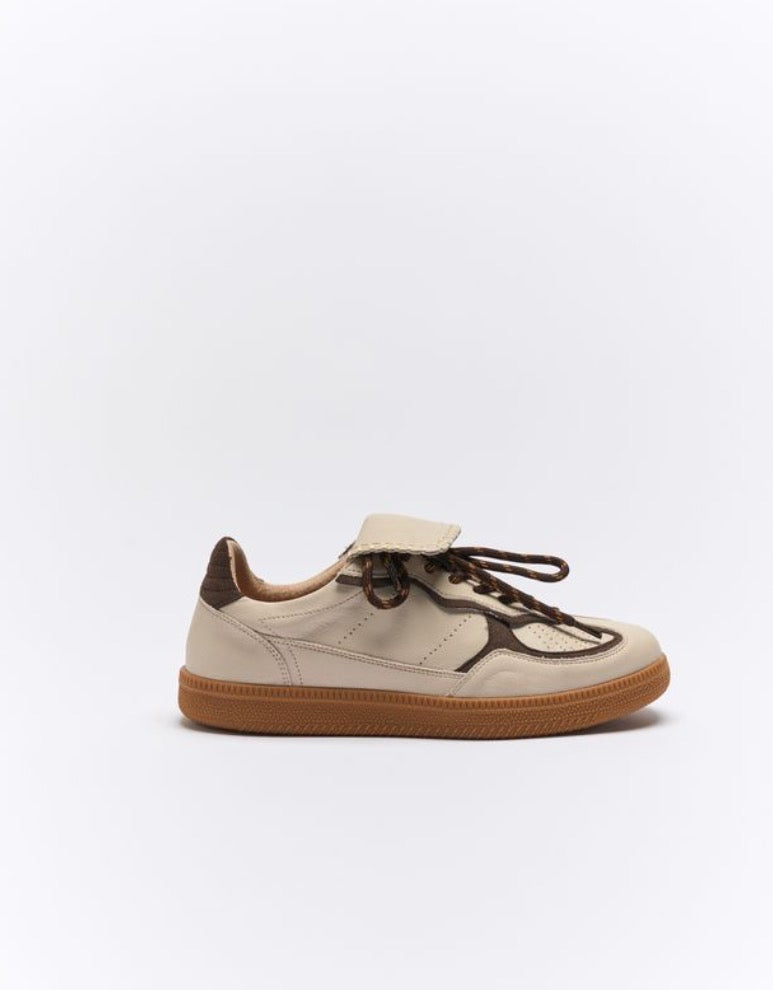 Falcon Sneaker | Chocolate & Beige