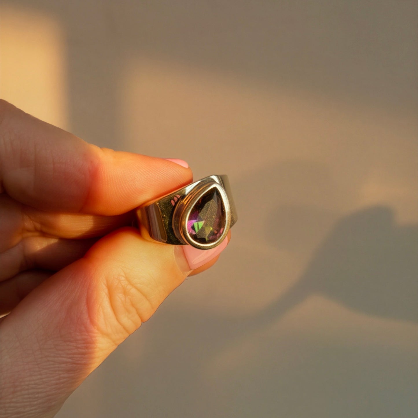 Mystic Sterling Silver Ring | Size 10