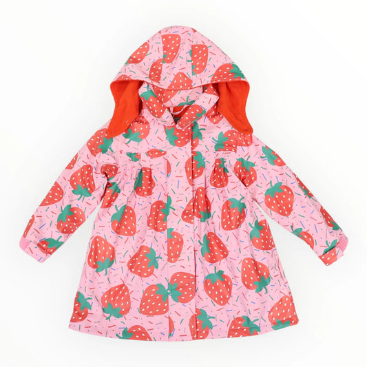 Strawberries & Sprinkles Raincoat | Pink