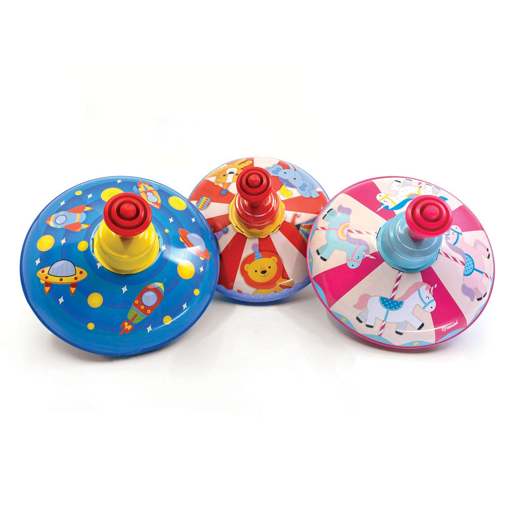 Spinning Humming Tin Top | Assorted