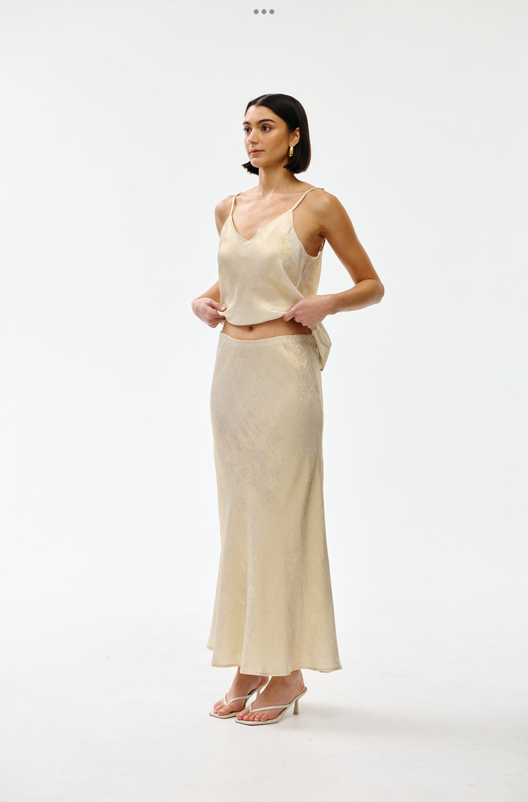 Gia Skirt | Gold Lustre