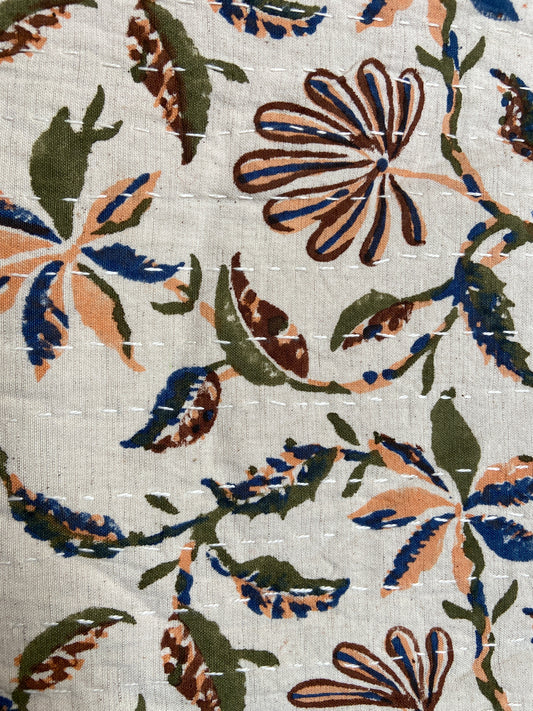 Kantha Cotton Throw