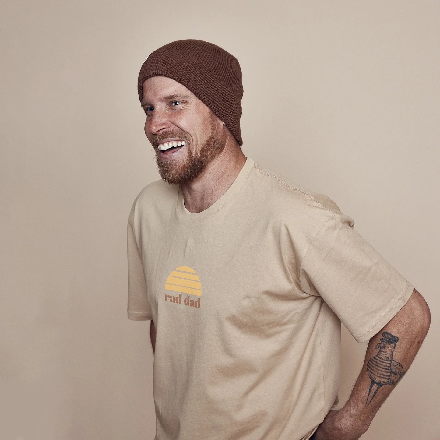 **COMING SOON** Rad Dad Organic Cotton Tee | Tan