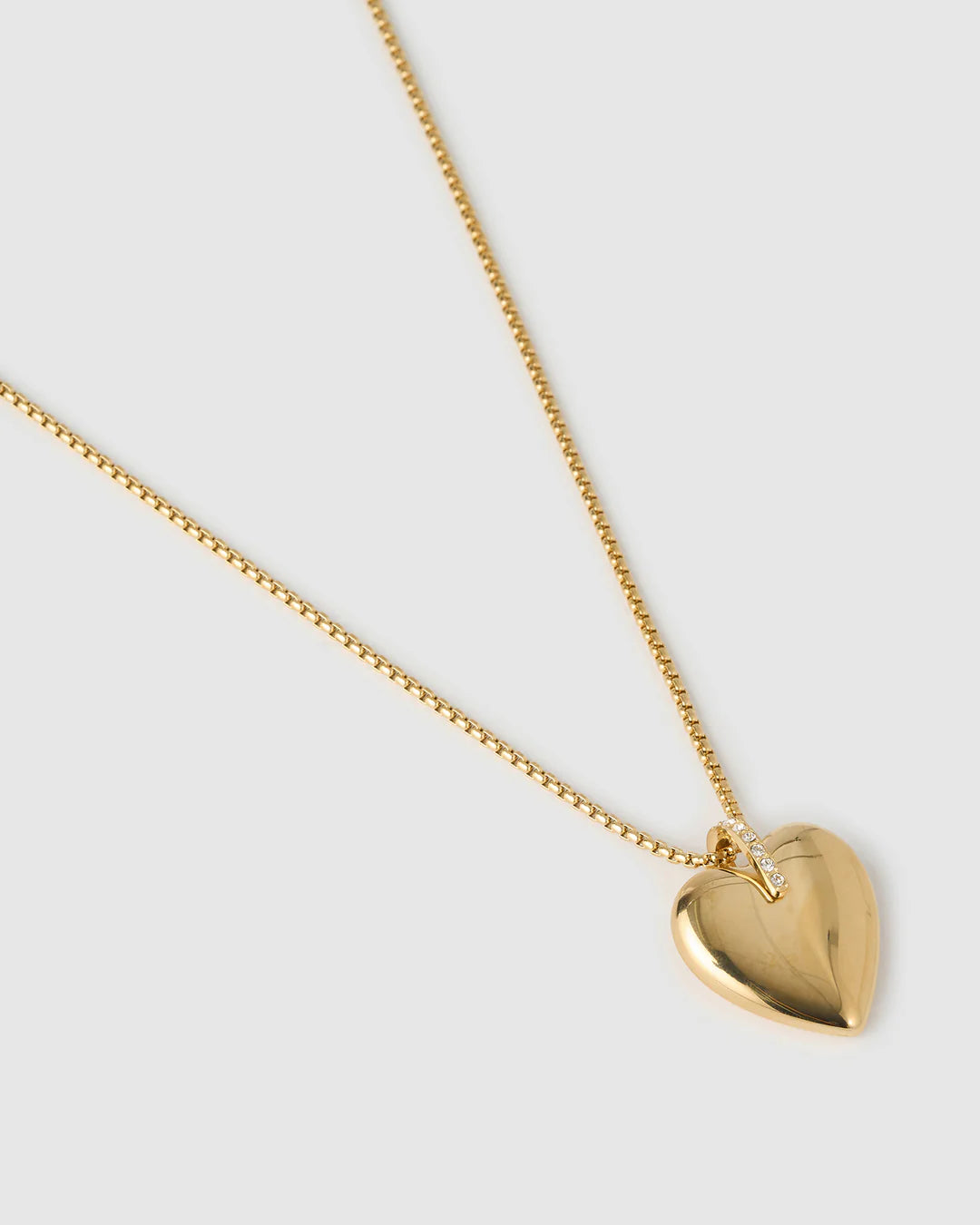 Daliah Heart Necklace | Gold