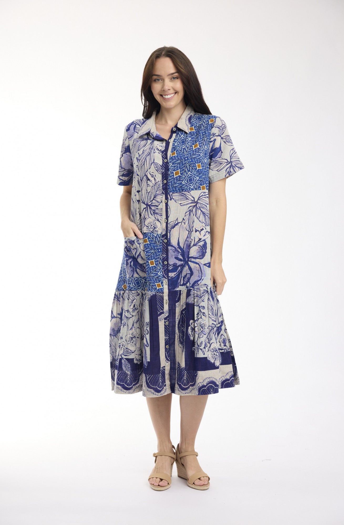 Avignon Long Patch Dress