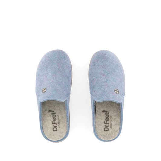 Dr Feet Hoops Slipper | Blue