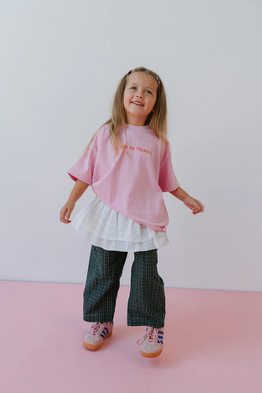 No Flowers Tee | Pink