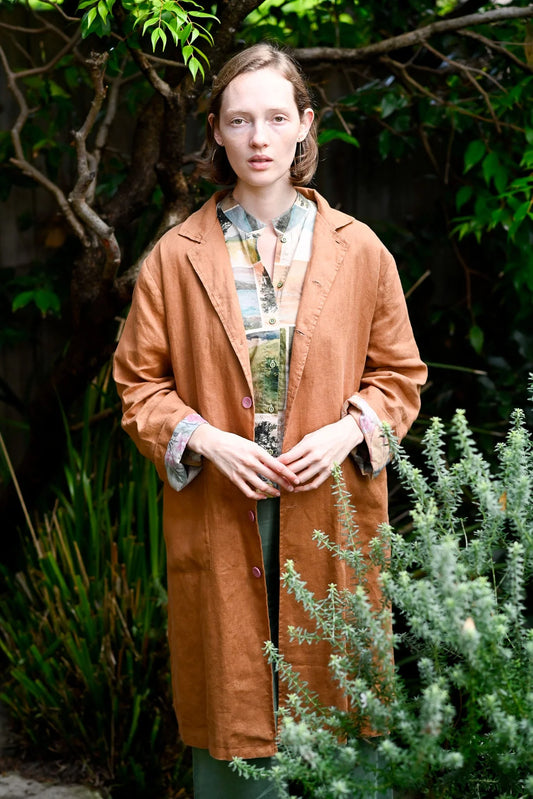 **COMING SOON** Jenna Linen Jacket | Tan