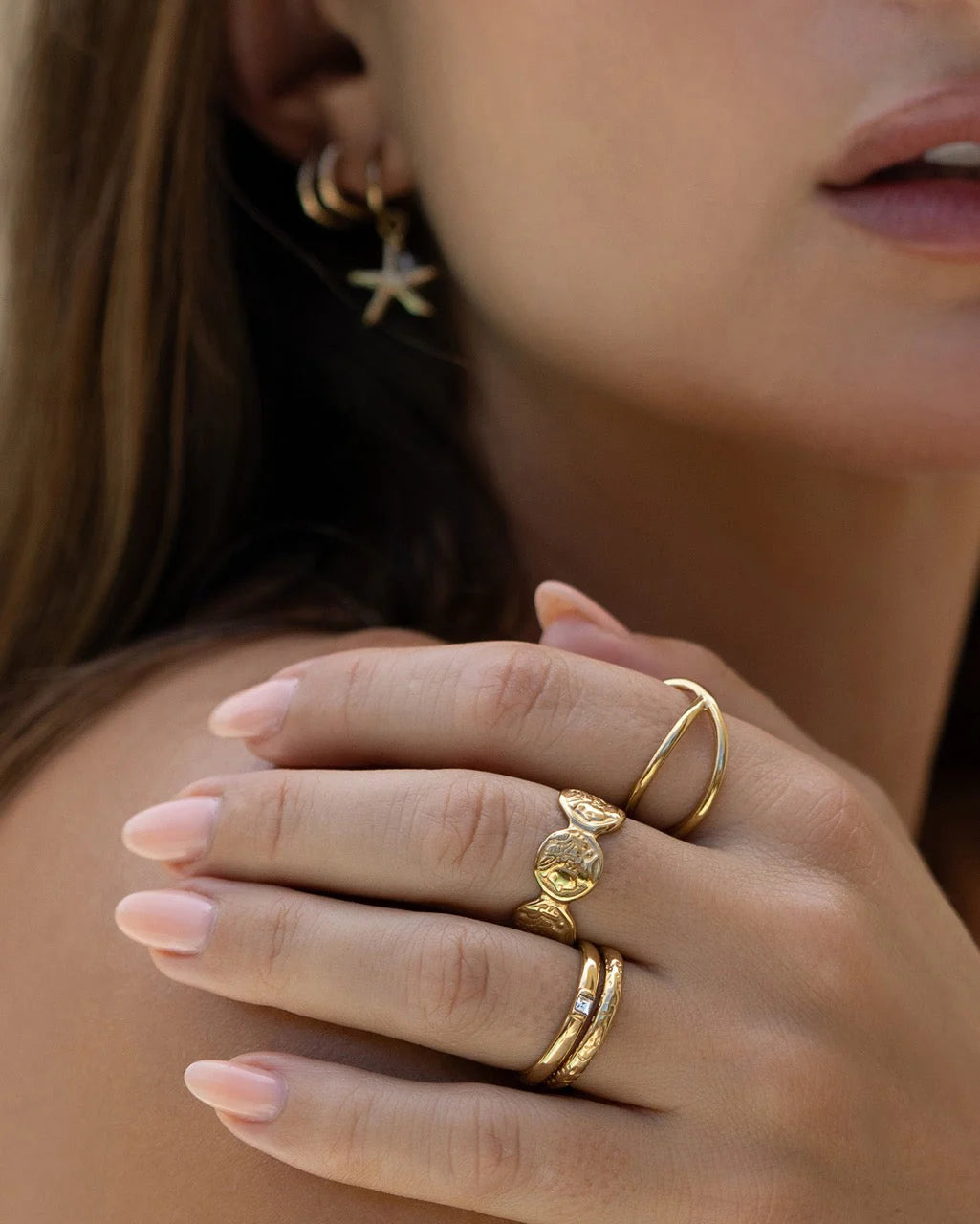 Inca Gold Stacking Ring